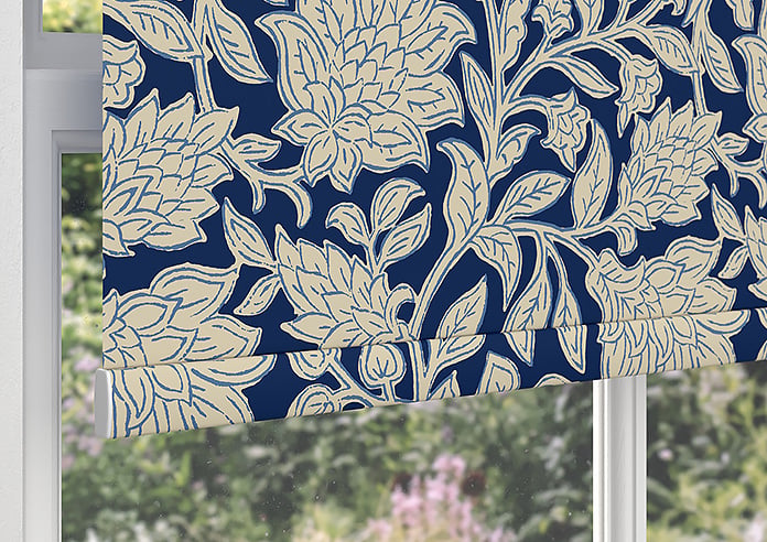 Land & Shore Rowallane (Blackout), Blue - Roller Blind - Image 4